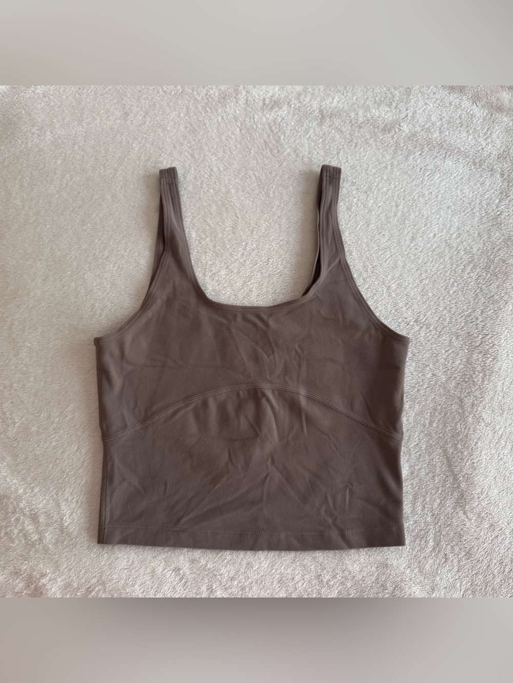 Aritzia TnAction TnaBUTTER Taupe Brown Bound Sports Tank